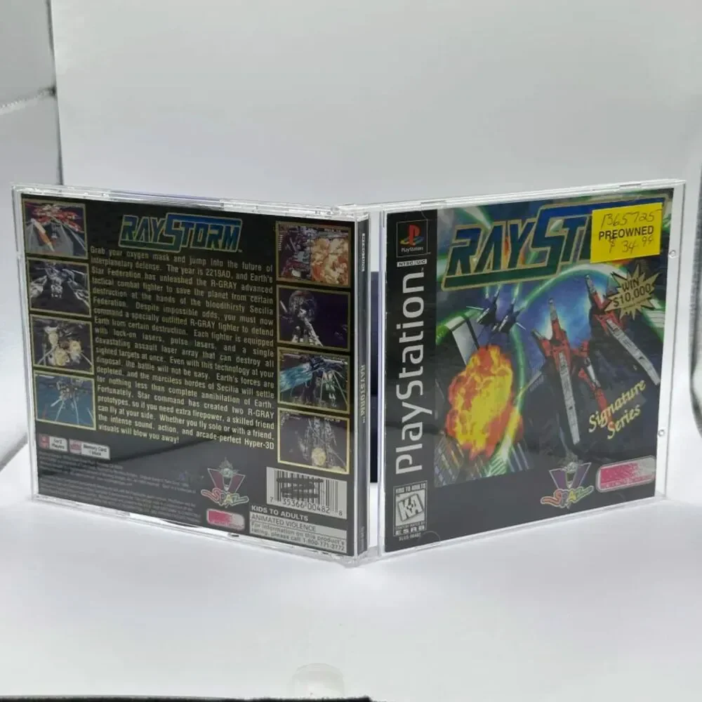 RayStorm (Sony PlayStation 1 PS1, 1997) CIB - Near Mint - Working Designs -Rare